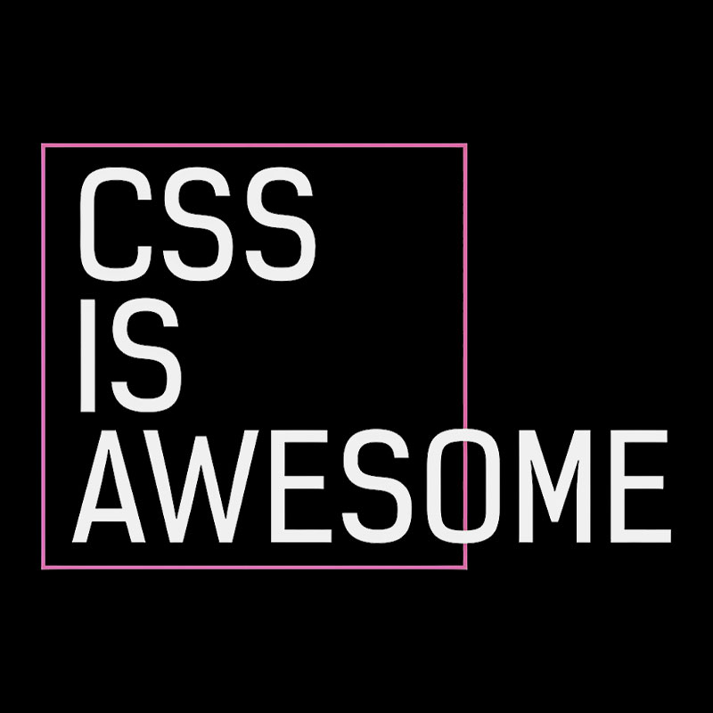 CSS Is Awesome Geek T-Shirt