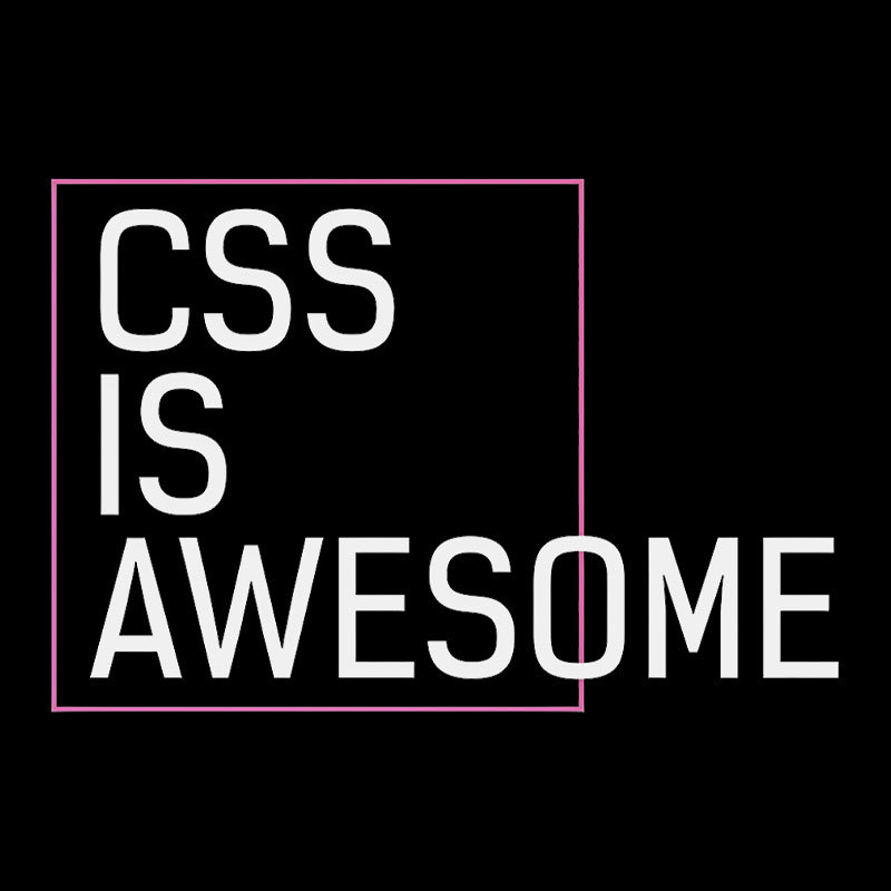 CSS Is Awesome Geek T-Shirt