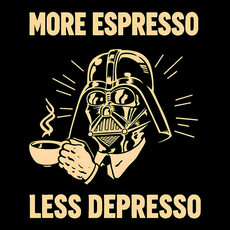More Espresso Less Depresso Geek T-Shirt