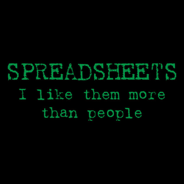 Spreadsheet Excel Geek T-Shirt