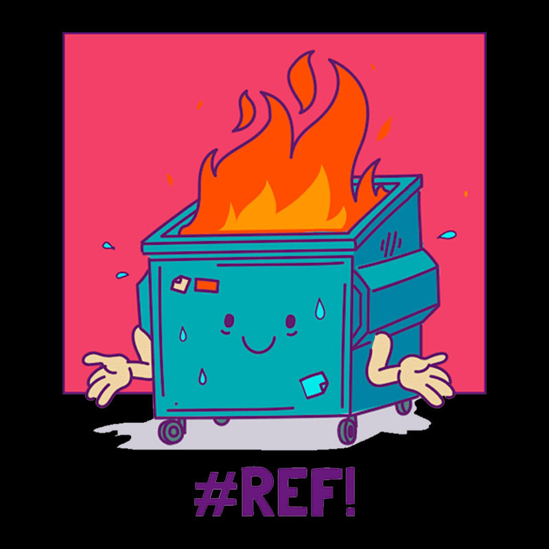 REF Excel Spreadsheet Error Geek T-Shirt