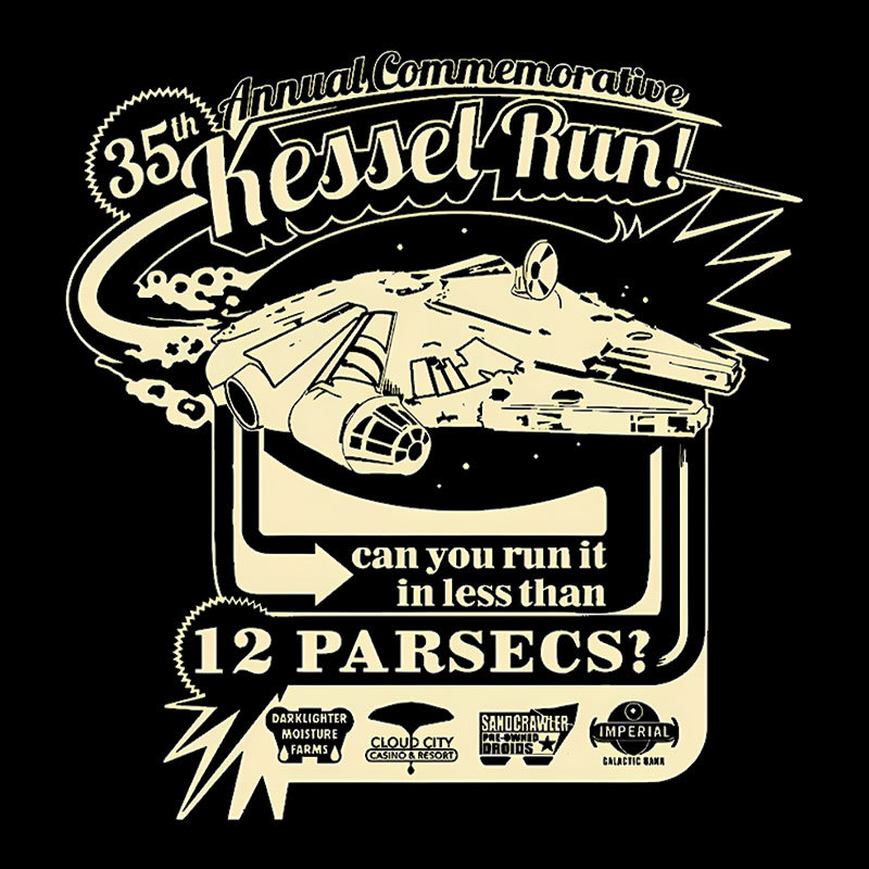Kessel Run Commemorative Geek T-Shirt