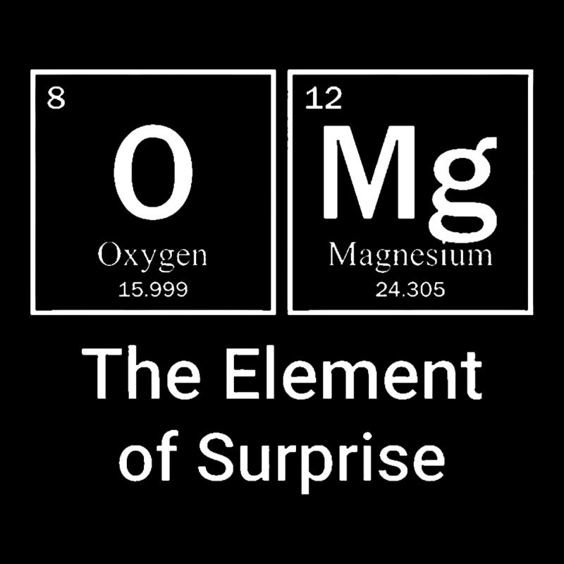 OMG The Element Of Surprise Geek T-Shirt