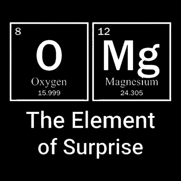 OMG The Element Of Surprise Geek T-Shirt