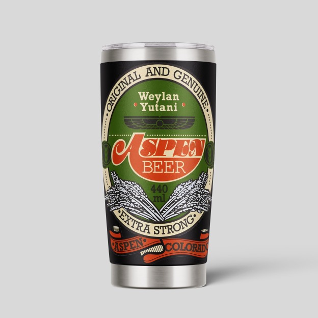 Aspen Beer 20oz Tumbler