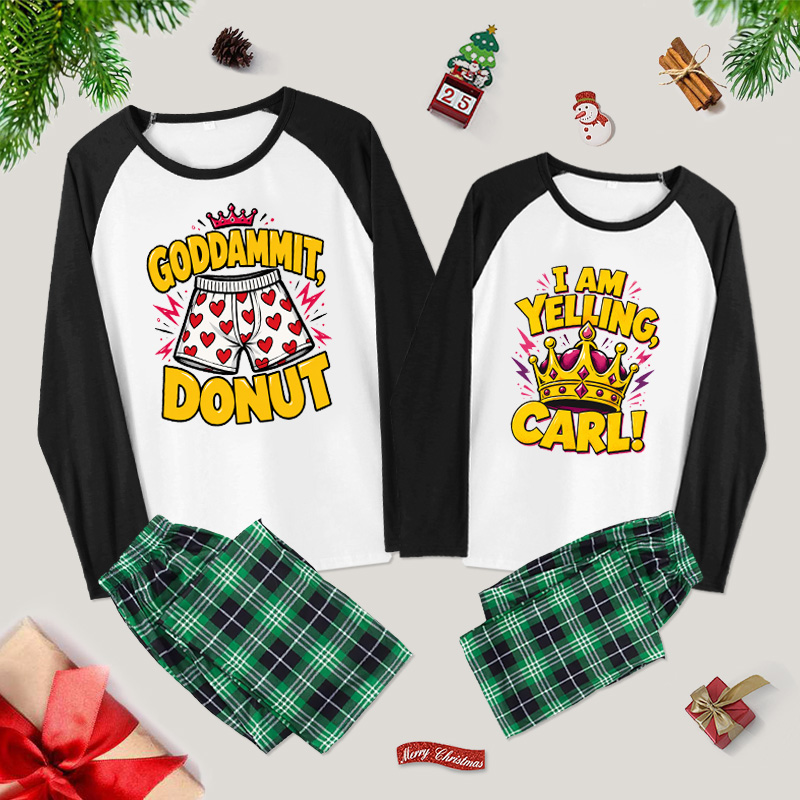 Bold Shout Plaid Couple PJ Collection Couple Pajama Sets