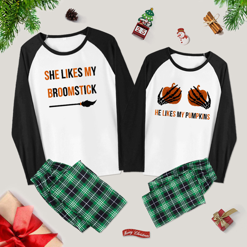Spooky Fun Matching Couple Loungewear Series Couple Pajama Sets