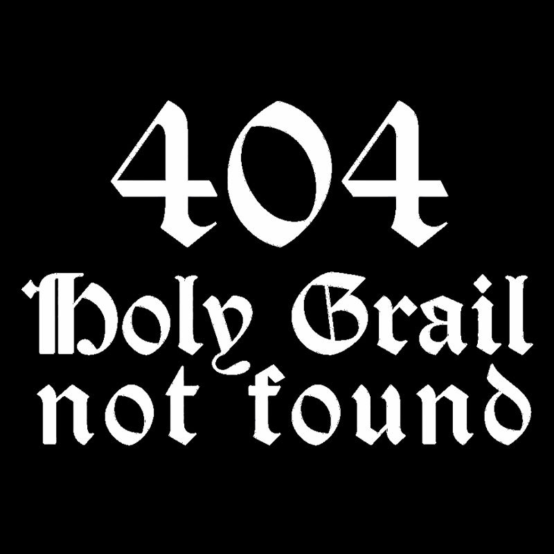 Holy Grail Not Found Geek T-Shirt