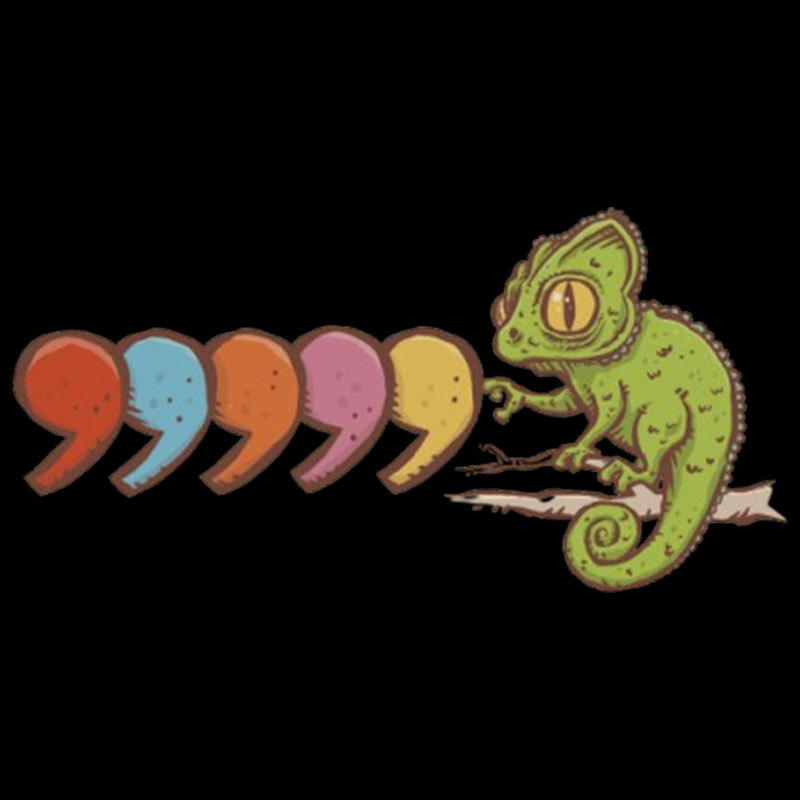 Comma Chameleon Geek T-Shirt