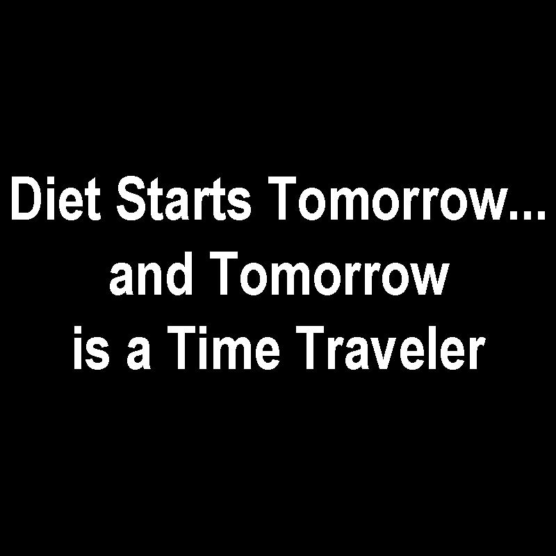 Diet Starts Tomorrow Geek T-Shirt