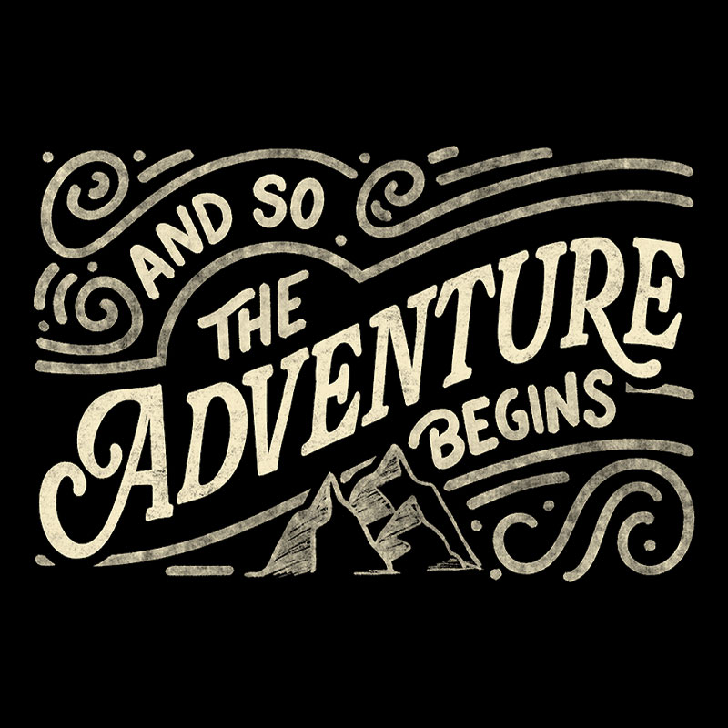 And So The Adventure Begins Geek T-Shirt