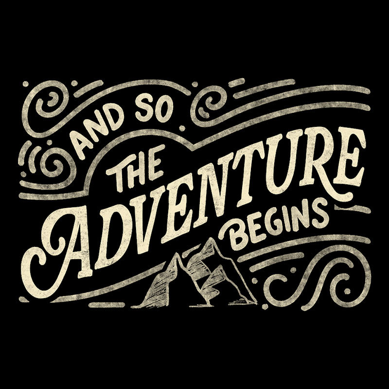 And So The Adventure Begins Geek T-Shirt