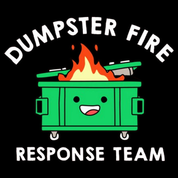 Dumpster Fire Response Team Geek T-Shirt