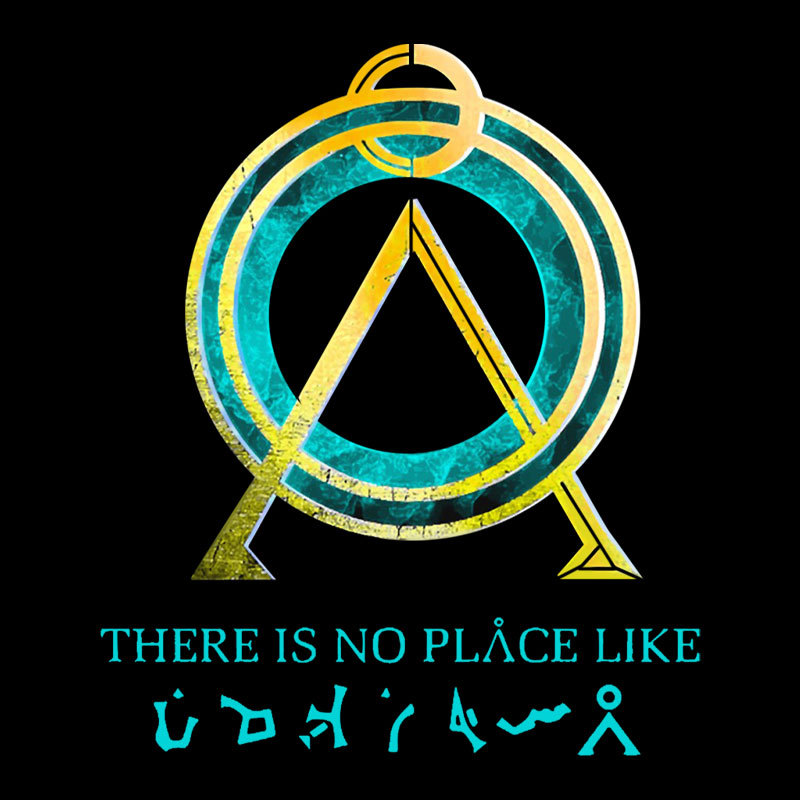 There Is No Place Like Home Vintage Stargate Geek T-Shirt