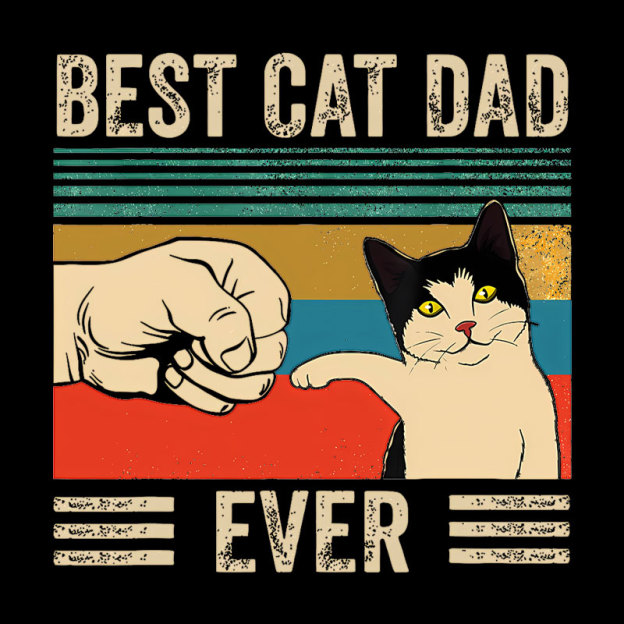 Best Cat Dad Ever Geek T-Shirt