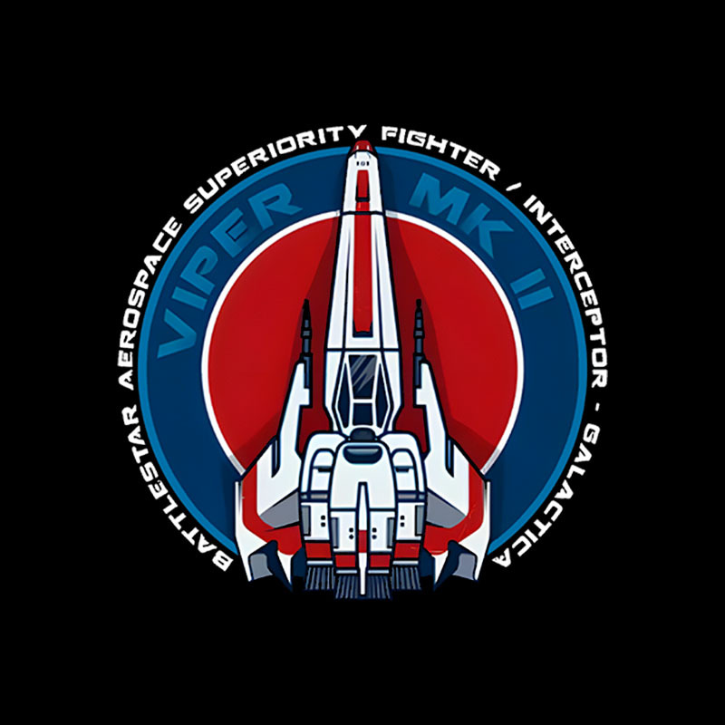 Battlestar Viper MKII Geek T-Shirt