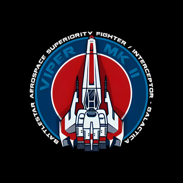 Battlestar Viper MKII Geek T-Shirt