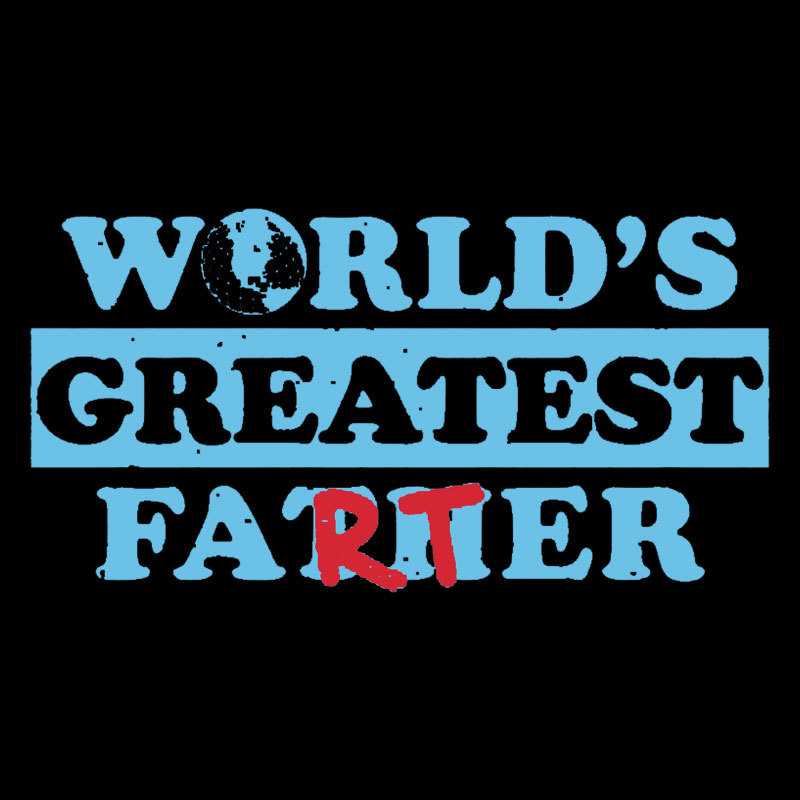 Worlds Greatest Farter Cyan Worn Geek T-Shirt