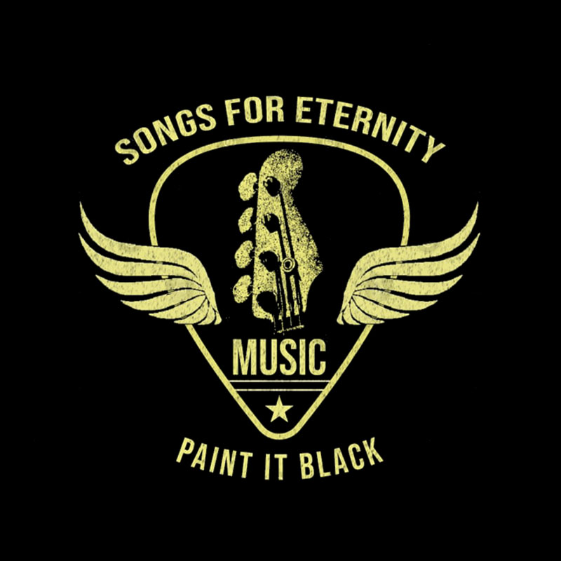 Paint It Black 7/6/26 Music D5197 Geek T-Shirt