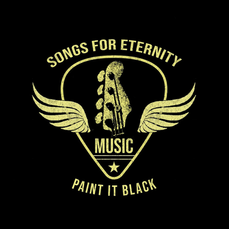 Paint It Black 7/6/26 Music D5197 Geek T-Shirt