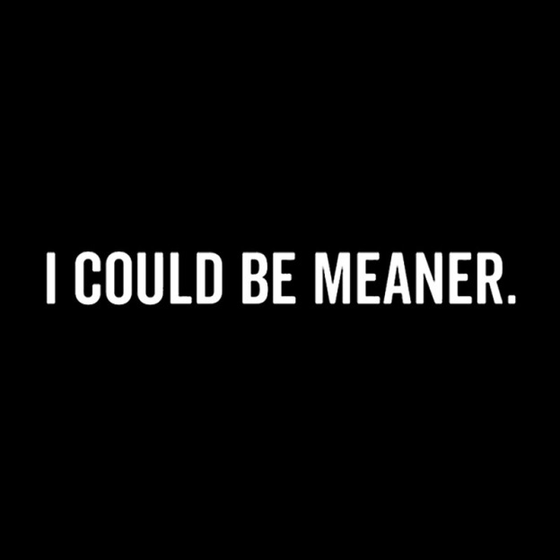 I Could Be Meaner Geek T-Shirt