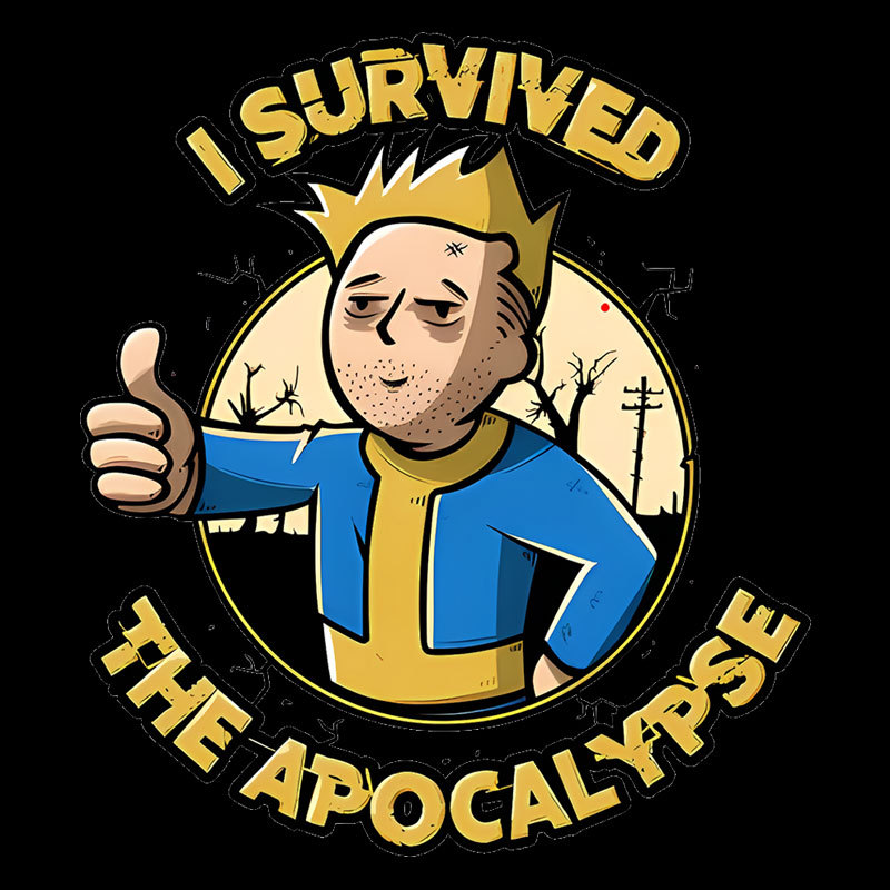 I Survived The Apocalypse Geek T-Shirt