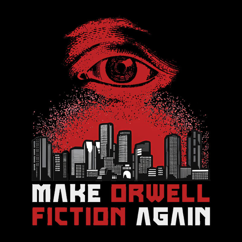 Damen Make Orwell Fiction Again Geek T-Shirt