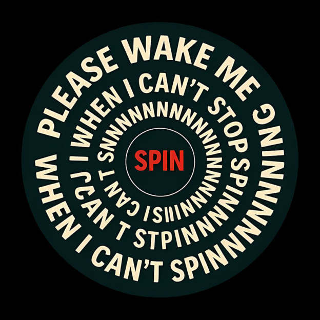 Please Wake Me When I Can??t Stop Spinning Geek T-Shirt