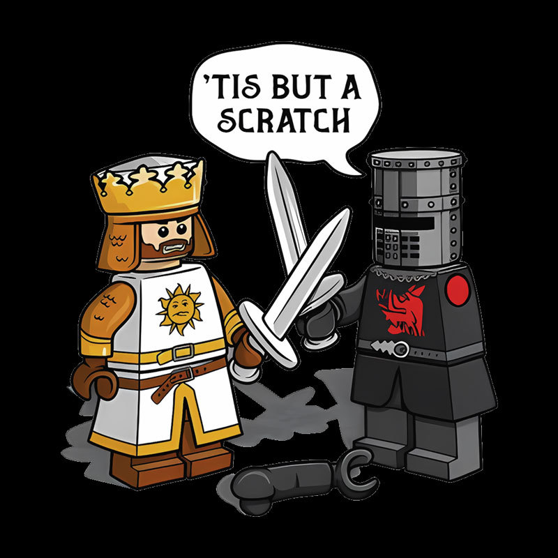 King Vs Knight Geek T-Shirt