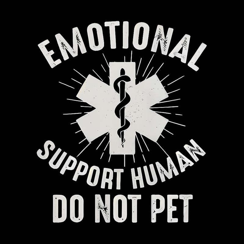 Emotional Support Human Geek T-Shirt