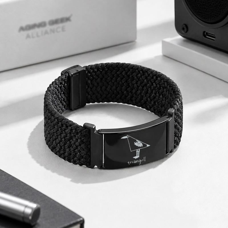 Triangull Geek Braided Steel Bracelet