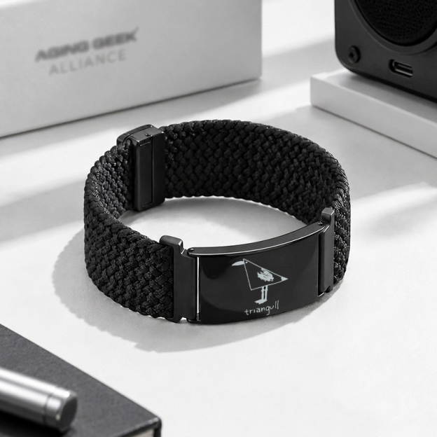 Triangull Geek Braided Steel Bracelet