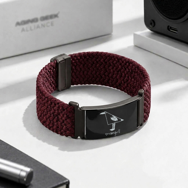 Triangull Geek Braided Steel Bracelet