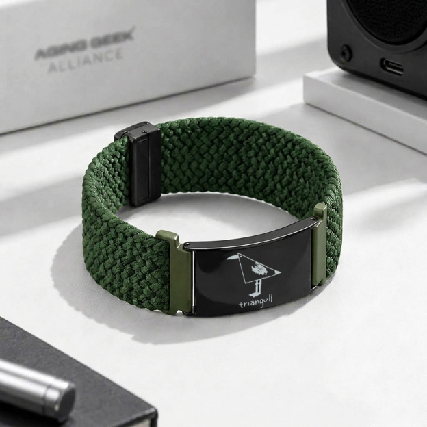 Triangull Geek Braided Steel Bracelet