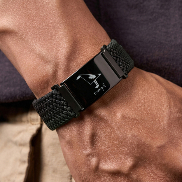 Triangull Geek Braided Steel Bracelet