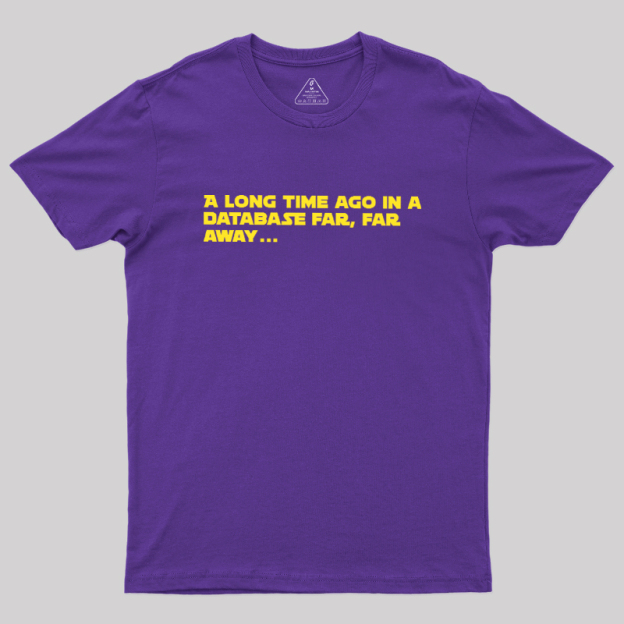Database Galaxy Geek T-Shirt