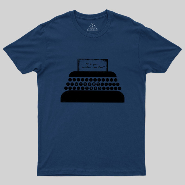 Number One Fan Retro Typewriter Geek T-Shirt