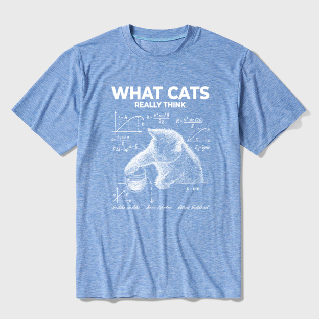 What Cats Really Think Ultra Soft Heather Tee