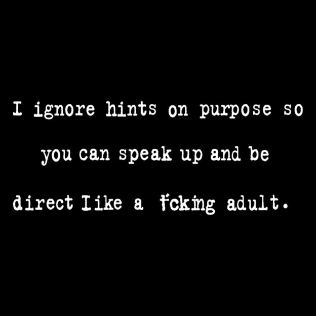 I Ignore Hints On Purpose Geek T-Shirt