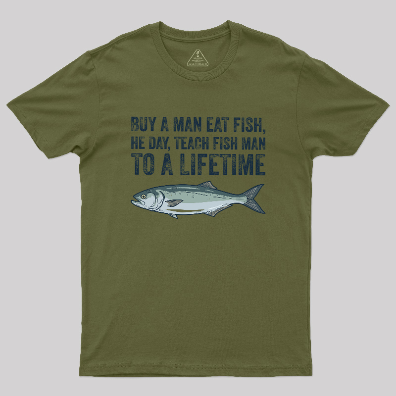 Fish Man Philosophy Geek T-Shirt