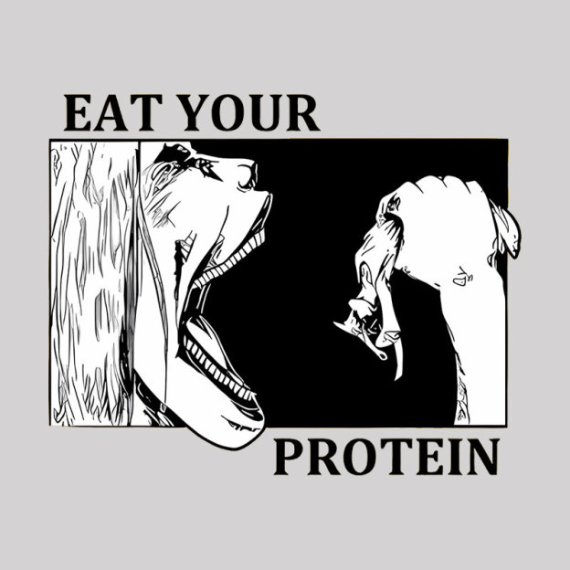 Eat Your Protein Geek T-Shirt