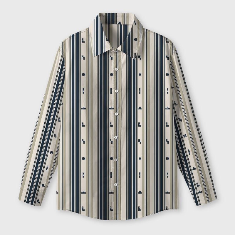 Matrix Stripes Geek Long-Sleeved Shirt