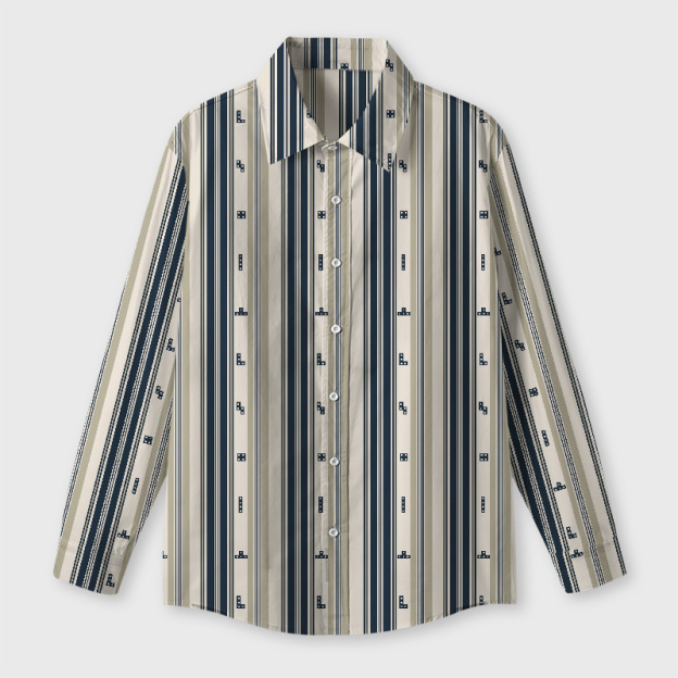 Matrix Stripes Geek Long-Sleeved Shirt