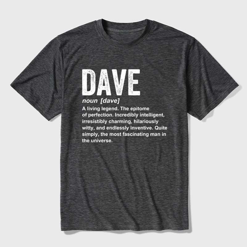 Dave Definition Ultra Soft Heather Tee