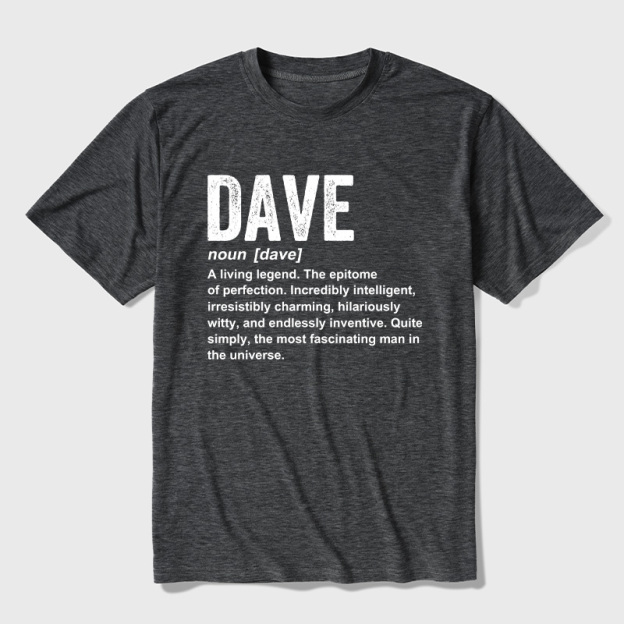 Dave Definition Ultra Soft Heather Tee