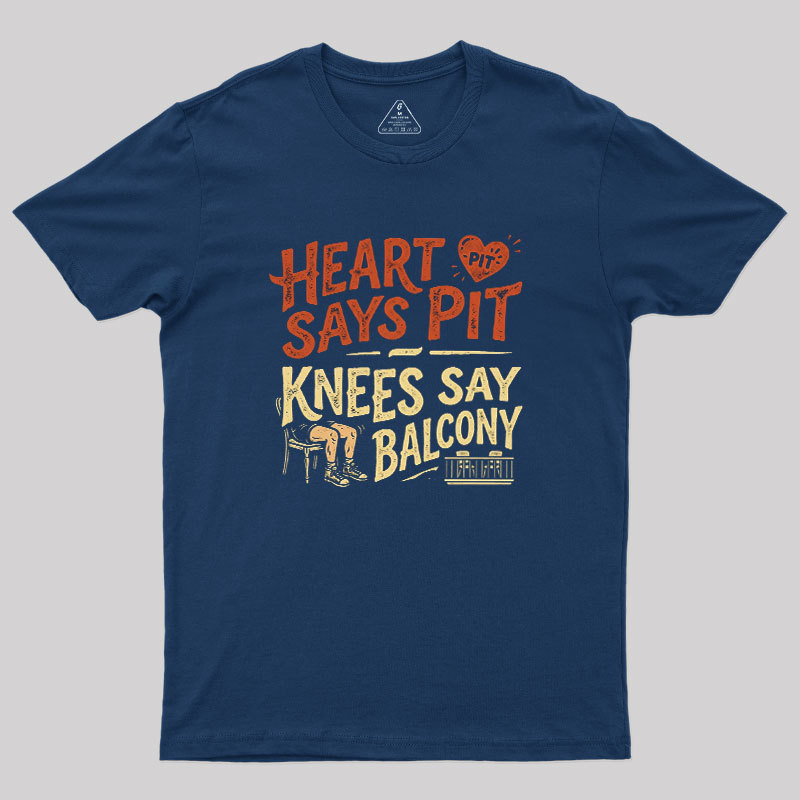 Heart Says Pit Geek T-Shirt