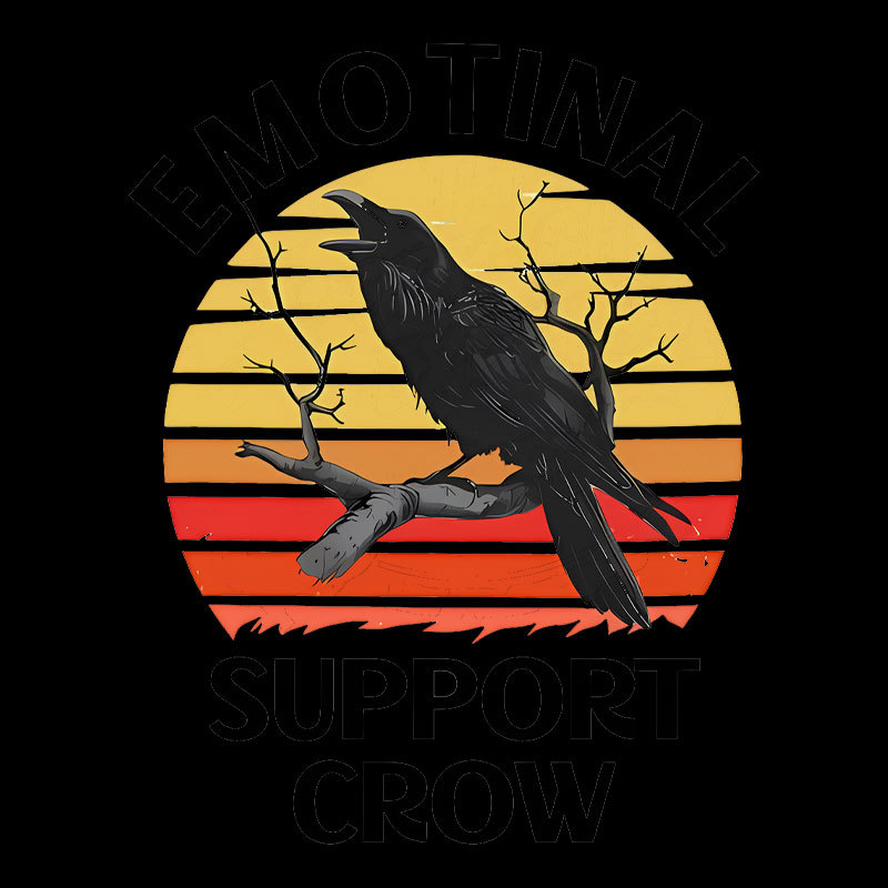 Emotional Support Crow Geek T-Shirt