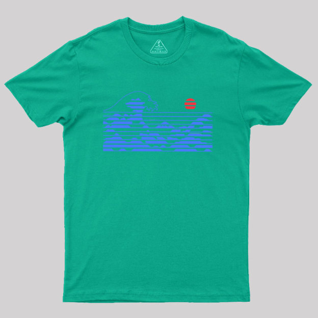 KANAGAWA STRIPE Geek T-Shirt