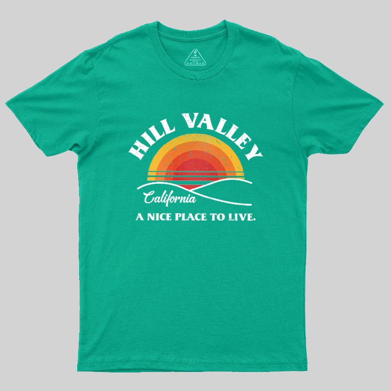 Hill Valley Sunset Geek T-Shirt