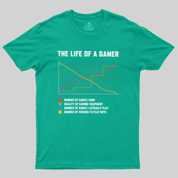 The Life Of A Gamer Geek T-Shirt